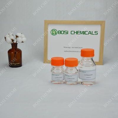 Chemical Raw Materials Butane 1 4 Diol Transparent Liquid With Purity 99.9%